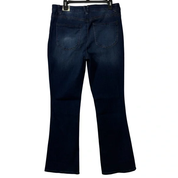 WIT & WISDOM NWT blue brittany itty bitty boot cut jeans 14 - Picture 9 of 11